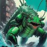 Green Lobster ็ๅคดๅ