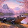 Alligator profil fotoğrafı