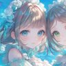 Фото профиля 暁星 くぅ🌟💫🎨🌸❣️ひまちゃんとペア画中!