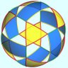 Pyritohedral hypergon in blue and gold 的头像