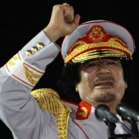 Putin must end up like Gaddafi's profile picture