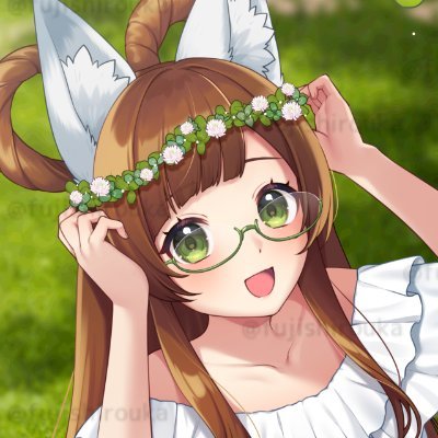 藤城うか🦊💚💜@巫女系声優VTuber's profile picture