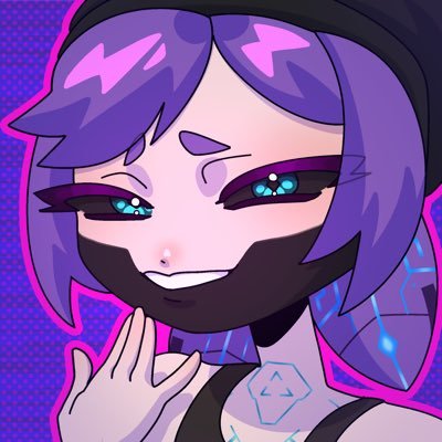 Glitchbopin 🐰💜 Cybernetic Bunny Vtuber's profile picture
