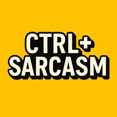 CTRL+SARCASM's profile picture