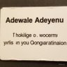 Jesufemi adewale profil fotoğrafı