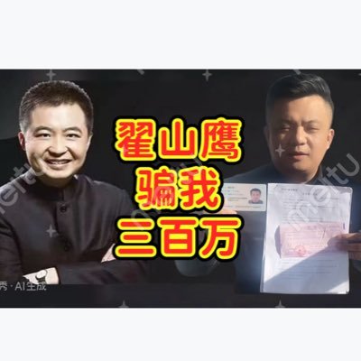 翟山鹰骗我三百万's profile picture
