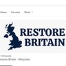 Фото профиля Restore Britain