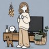 🏠まほ( ↂ⃙⃚⃛ ▽ↂ⃙⃚⃛) 地獄の片付け終わらない 的头像
