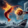 ai shrimp on fire dunking a basketball's profile picture