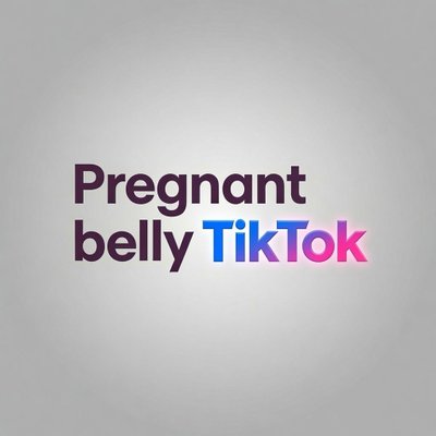pregnant belly tiktok's profile picture