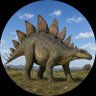 Stegosaurus profil fotoğrafı