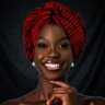 very dark girl's profile picture