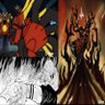 V2, sukuna and Scarlet King ็ๅคดๅ