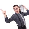 Guy wearing business suit with clock's profile picture